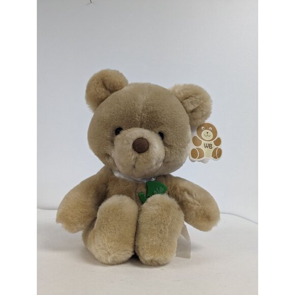 Vintage Wallace Berrie Cuddle Ups Brown Bear Gumdrop 1982 Stuffed Animal 13" - Picture 1 of 6